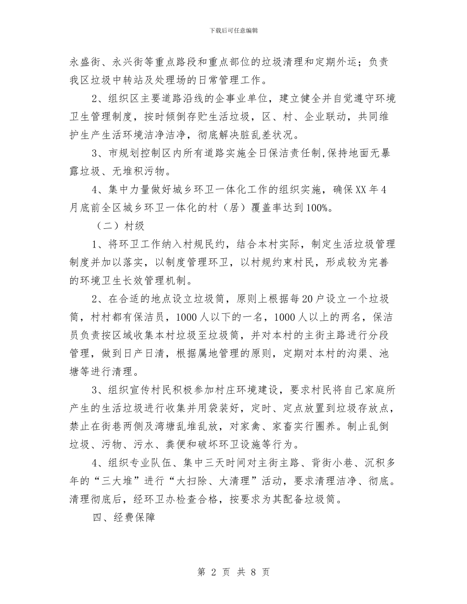 关于城乡环卫一体化管理意见与关于城市建设的考察报告汇编_第2页