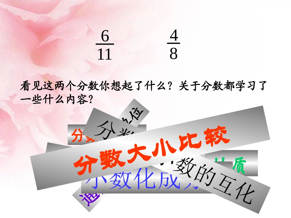 人教版六年级数学下册第六单元第三课时-数和代数—分数_第3页