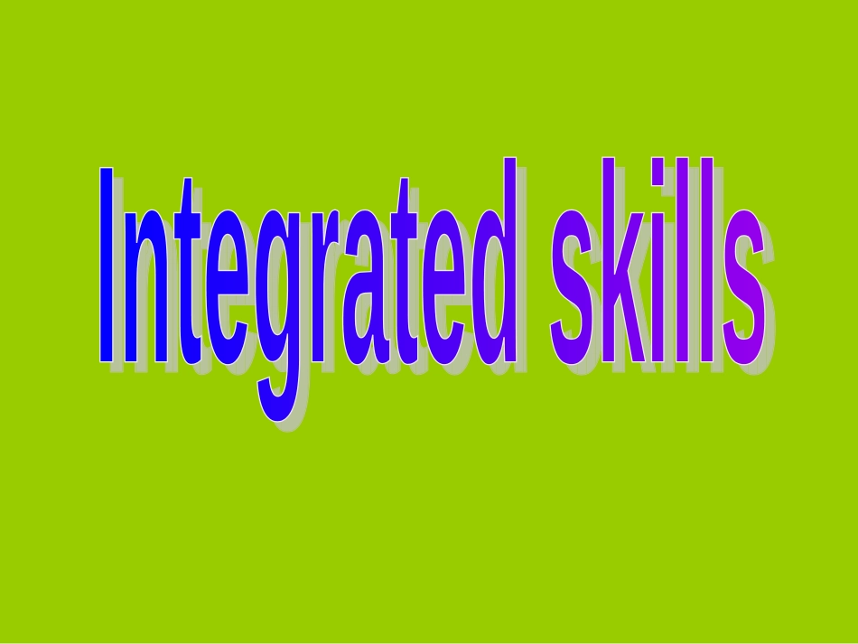 8AUnit8NaturaldisaokstersIntegratedskills课件_第2页