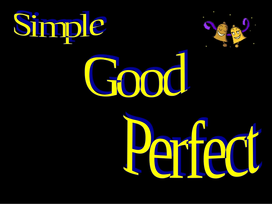 高中书面表达写作指导：Simple-fluent-perfect_第1页