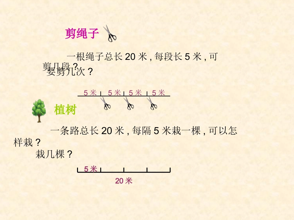 人教版数学四年级下册第八章第一节《植树问题》_第3页
