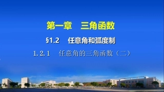 任意角的三角函数(二)