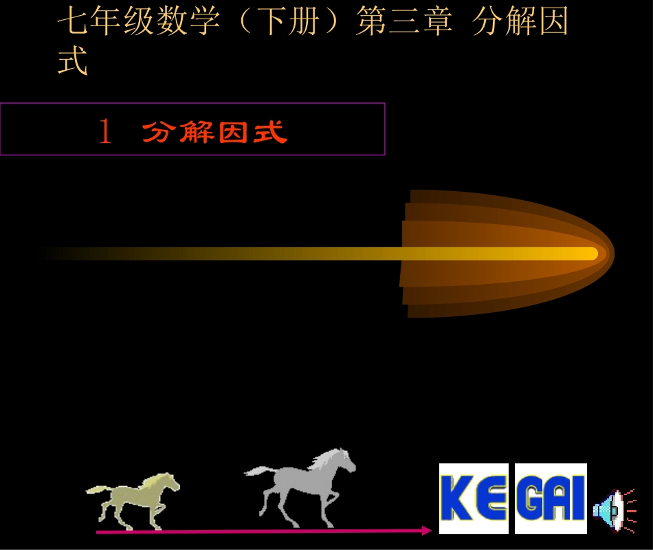 分解因式-多项式分解因式的概念课件初中数学教学课件PPT课件[1]_第1页
