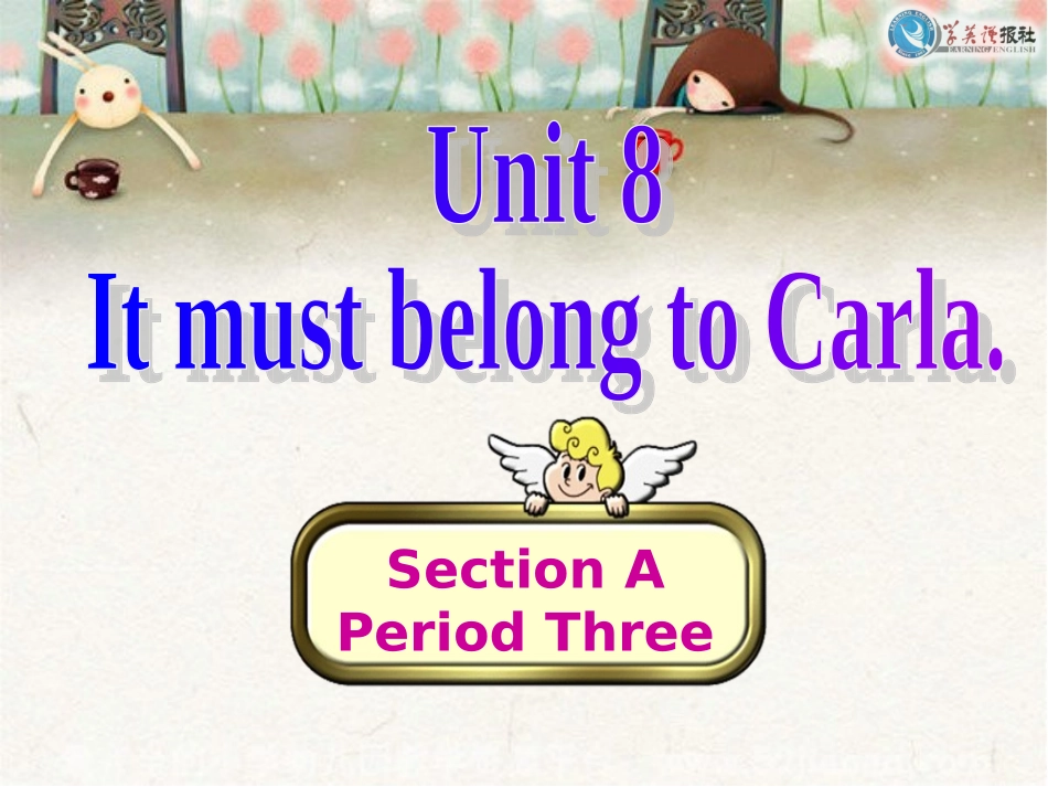 人教版初三八单元SectionA3_第1页