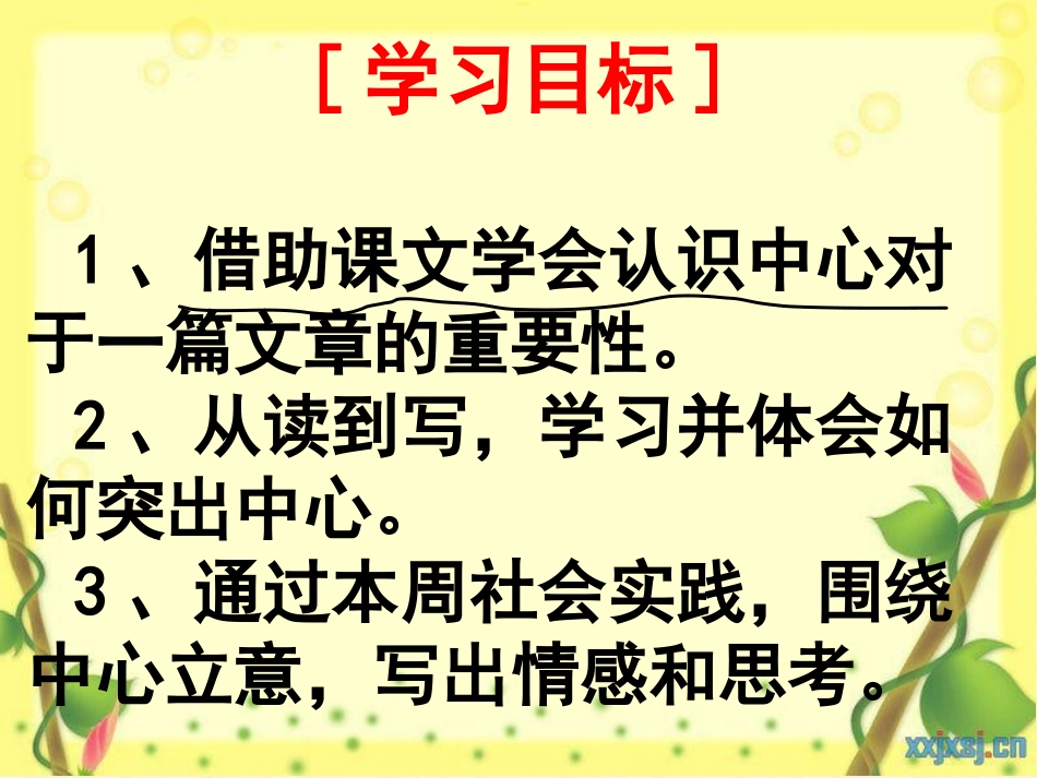 写作训练《突出中心》PPT_第2页