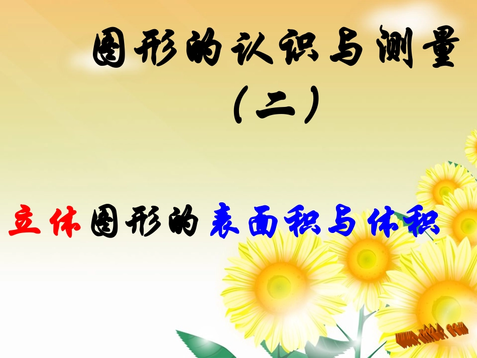 2015人教版小学六年级数学下册总复习图形的认识与测量(二)_第2页