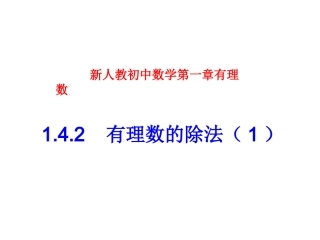 有理数的除法(1)-(2)