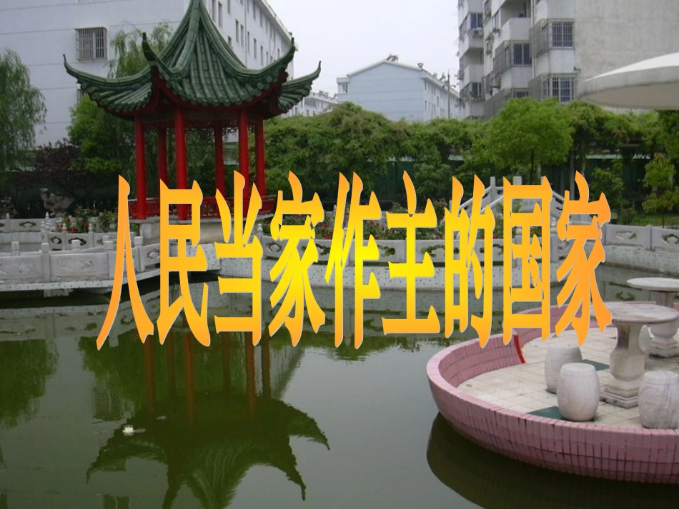 人民当家做主的国家_第1页