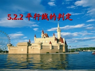 平行线的判定(1)