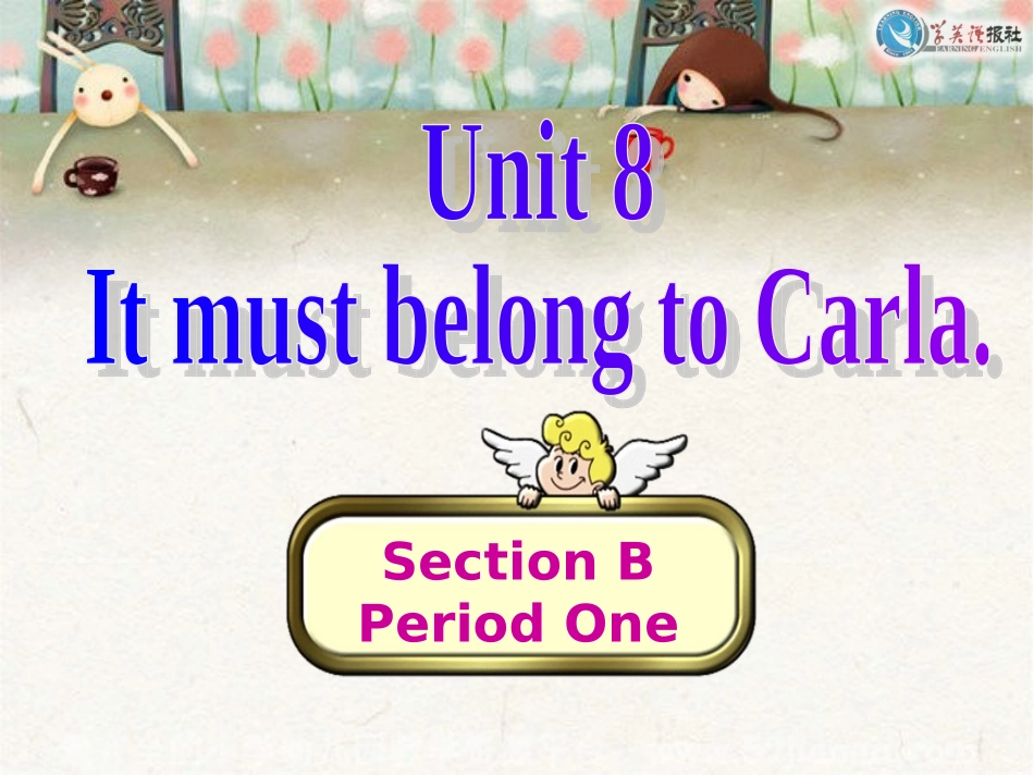 人教版初三八单元SectinB1_第1页