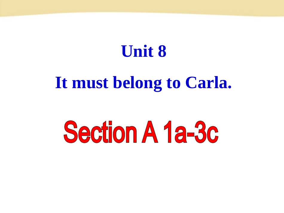 人教新版九年级英语Unit8SectionA-1_第2页
