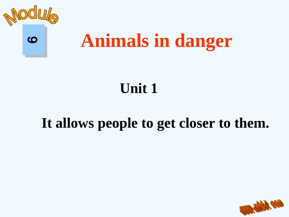 新外研版八年级英语上Module6-Unit-1_第1页