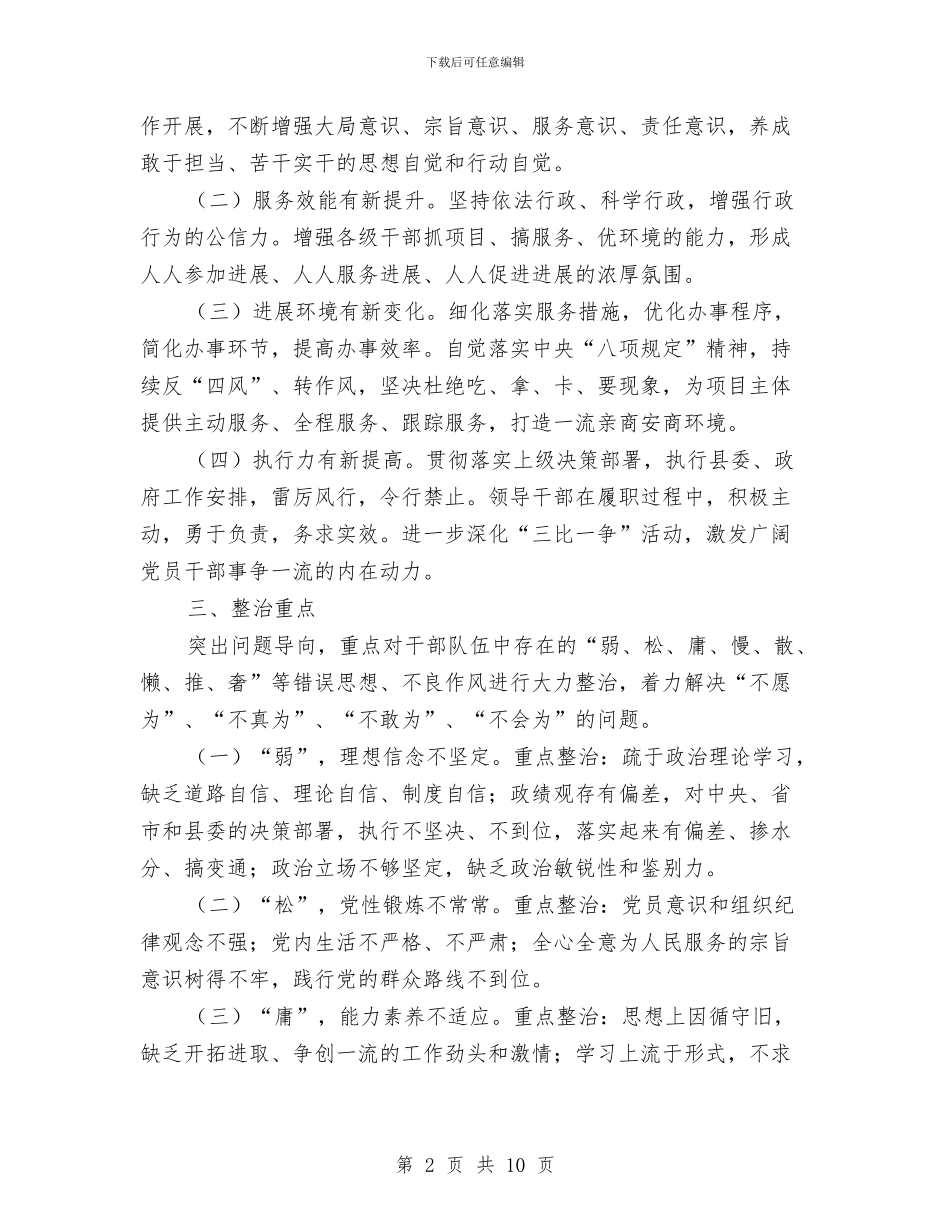 关于机关作风整顿的实施意见与关于机关同志作风建设四点探讨汇编_第2页