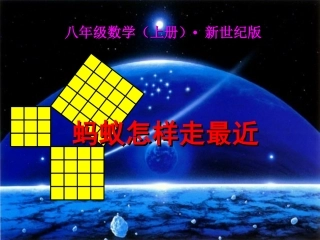 1.3-蚂蚁怎样走最近