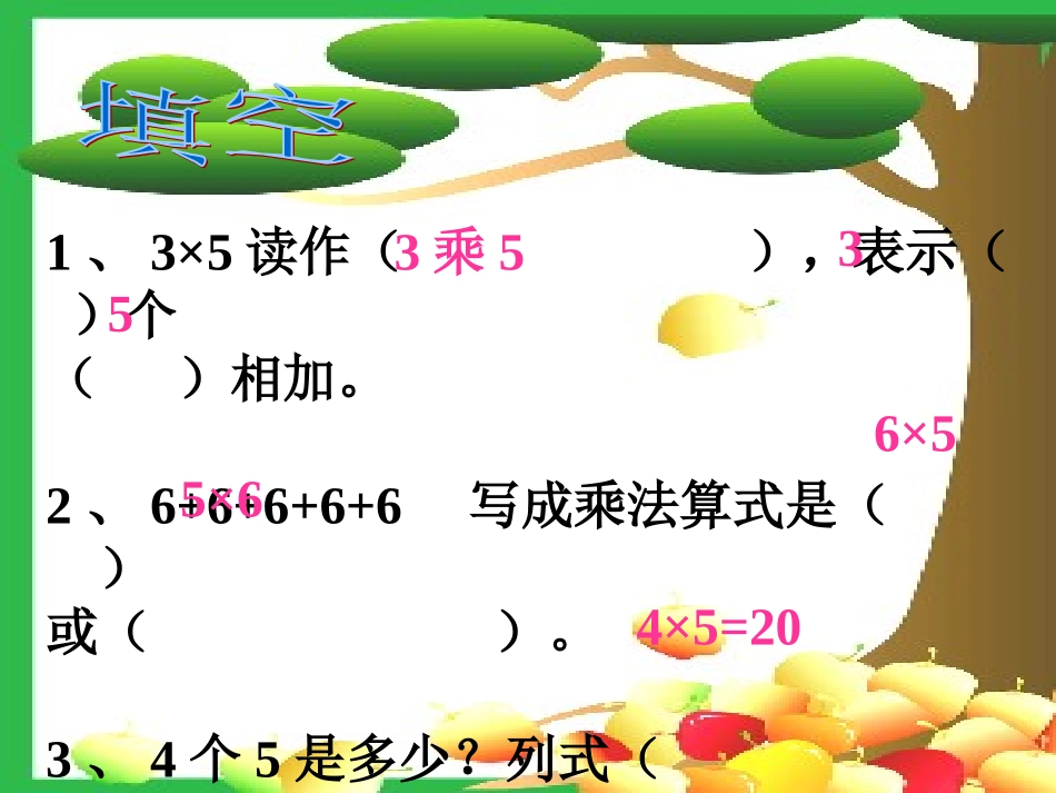 人教版二年级数学上册7的乘法口诀课件_第2页