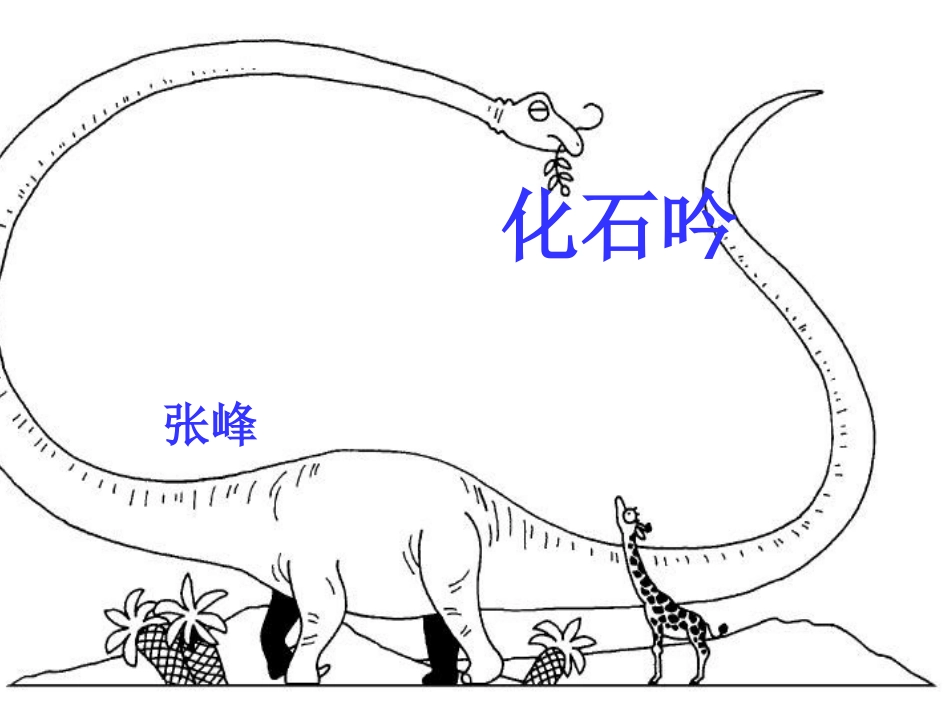 《课件化石吟》wyf_第1页