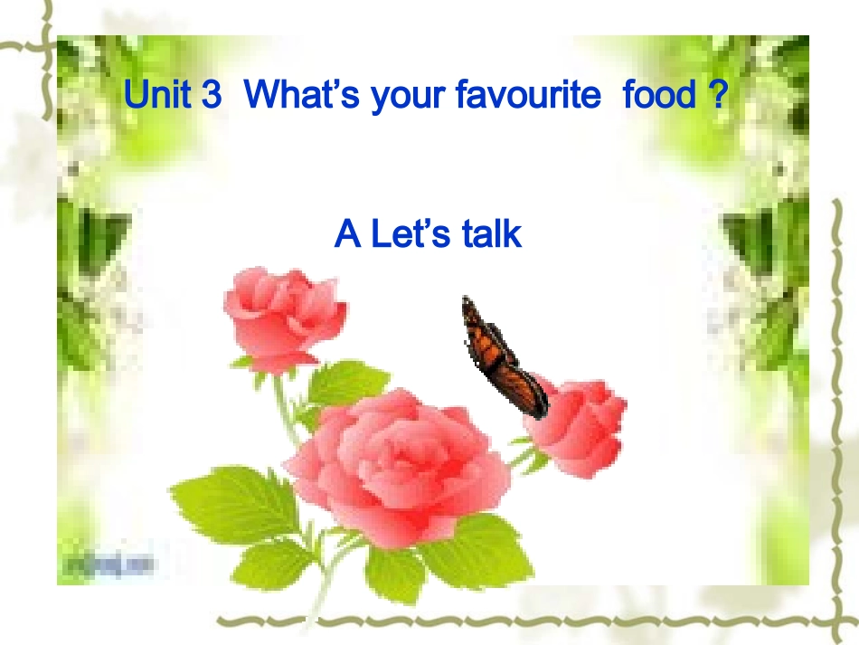 五年级课件What's-your-favourite-food-演示文稿_第1页