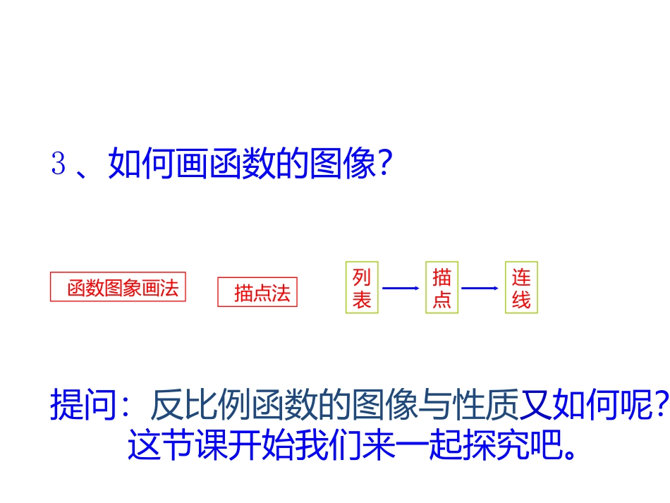 反比例函数的图象和性质课件_第3页