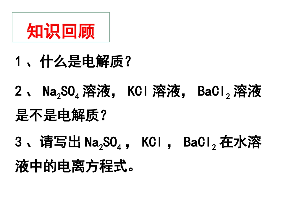 离子反应第二课时_第2页