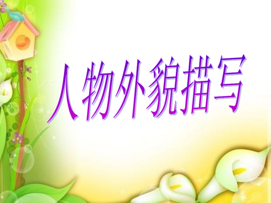 人物外貌描写_第3页