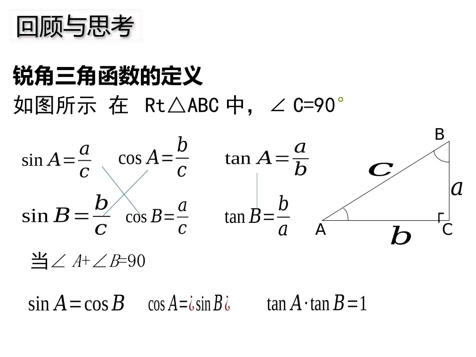 1.2----30°-45°-60°角的三角函数值_第2页