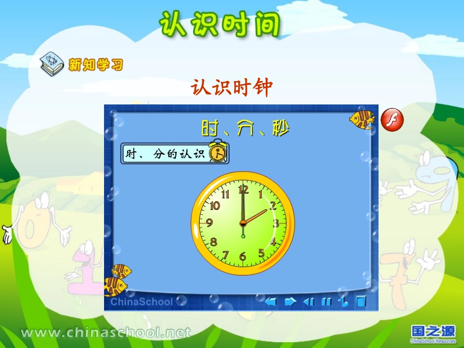 人教版二年级上册认识时间PPT_第3页