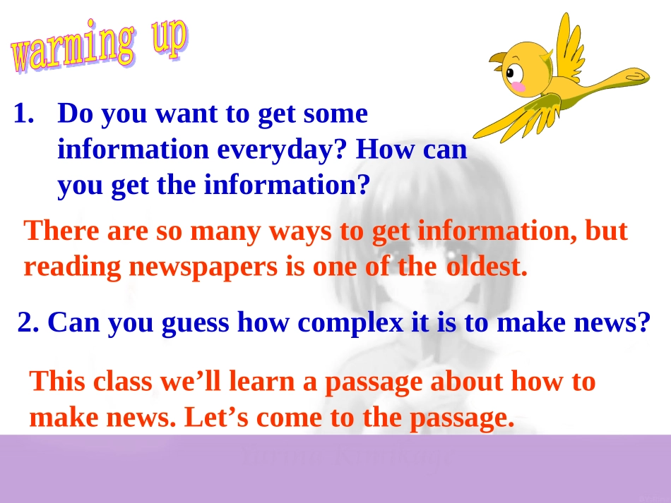 人教新课标必修五Unit4Makingthenews-UsingLanguage[课件]_第3页