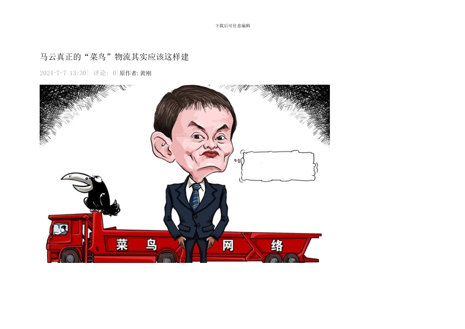 关于菜鸟的一些构想_第1页