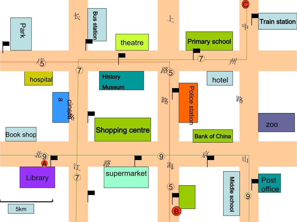 六年级英语Asking-the-way课件2_第2页