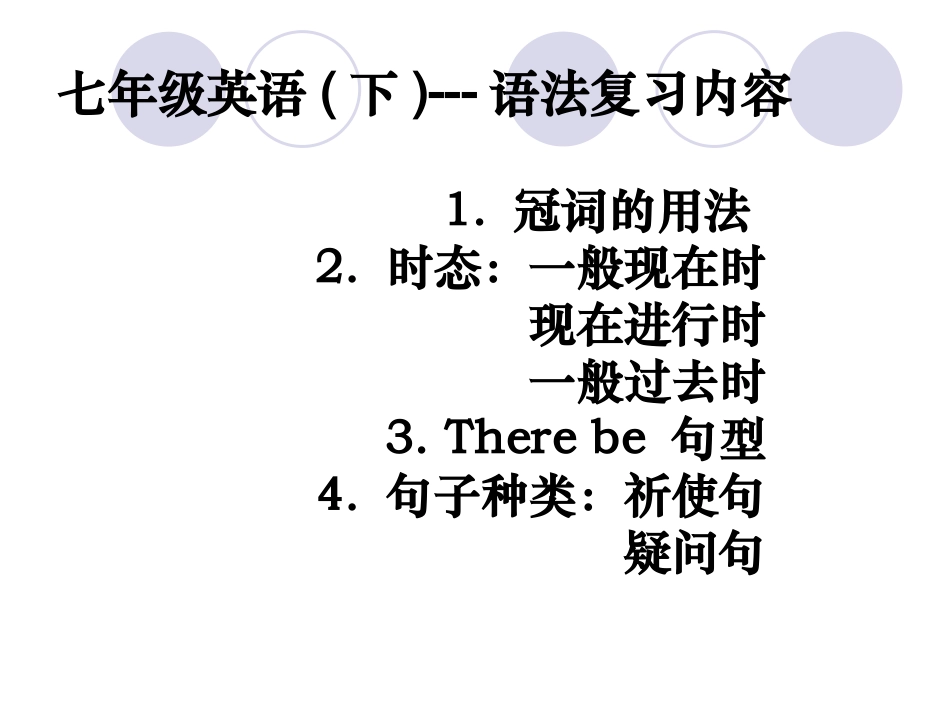 人教版七年级英语语法总结(精品)_第2页