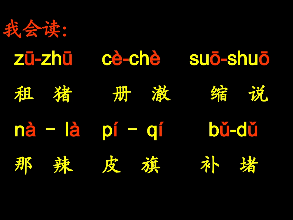《汉语拼音复习二》教学课件1_第3页