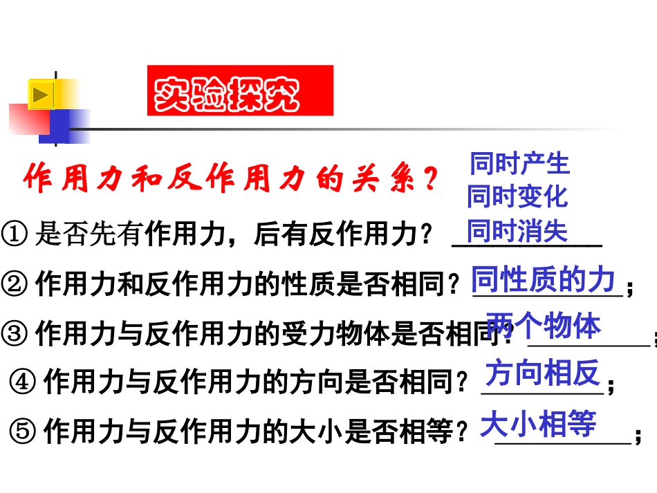 粤教版第三章第六节作用力和反作用力_第2页