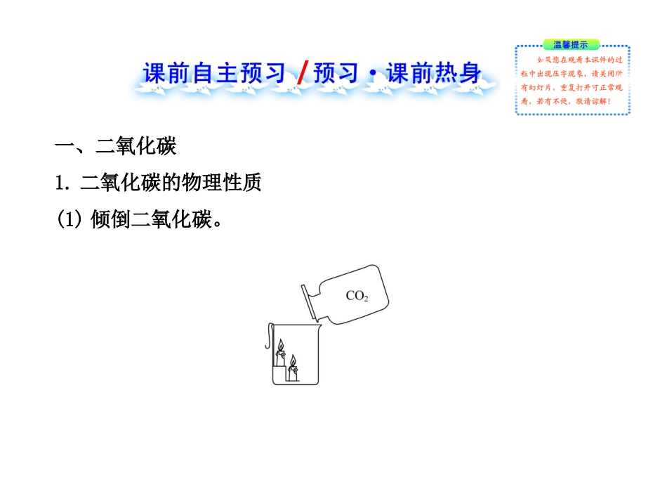 人教版九年级上册第六单元课题3《二氧化碳和一氧化碳》课件_第2页