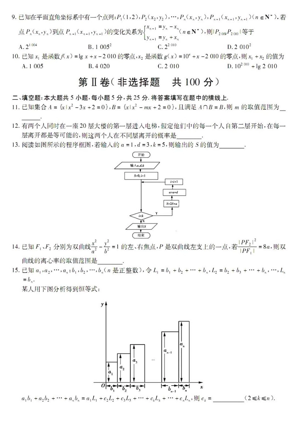 安徽省高三数学高考仿真压轴卷文新人教版试卷_第2页