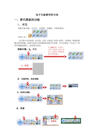 电子白板教学的方法