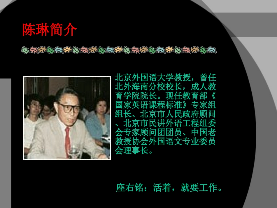 如何学好英语（北京大学外语学院陈琳老师主讲）_第3页