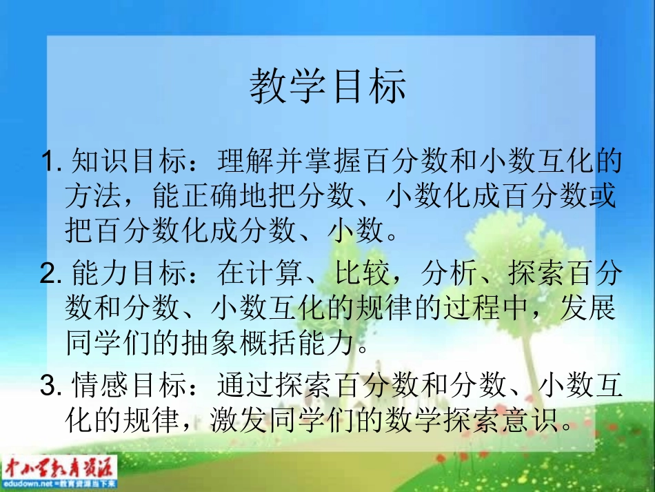 人教版数学六上《百分数与小数分数的互化》PPT课件_第2页