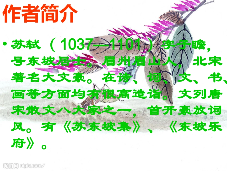 公开课课件_江城子_密州出猎_第3页