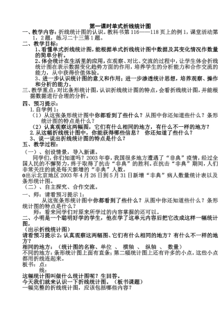 第五单元折线统计图