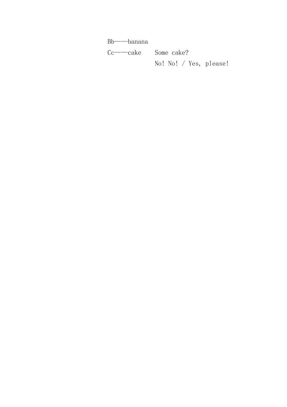 一年级英语Beginningsounds教案_第3页