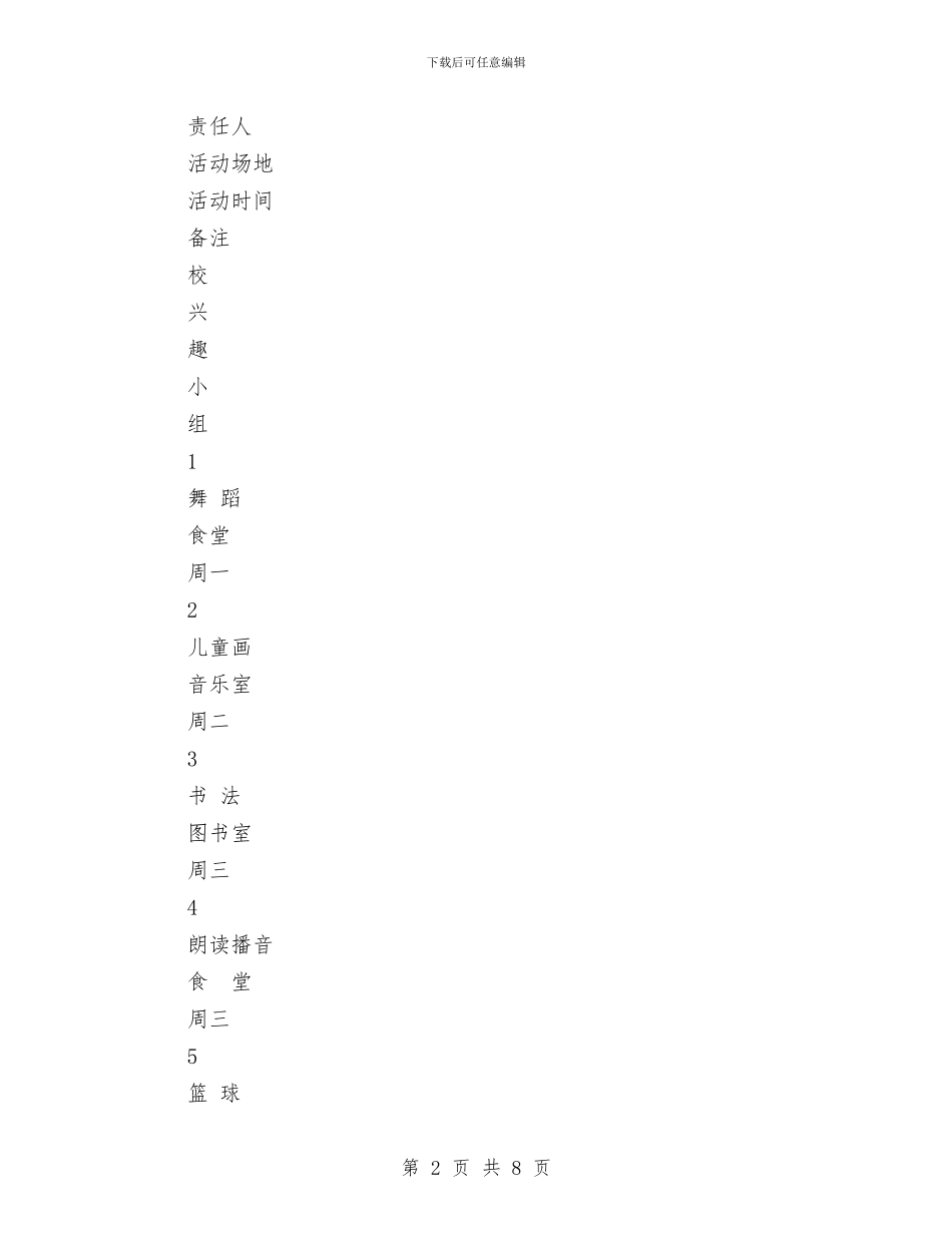 兴趣小组实施方案3篇与其实_第2页