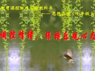 调控情绪保持乐观心态演示文稿