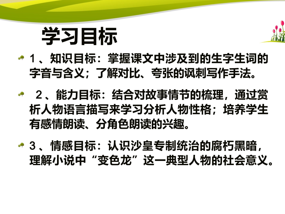 《变色龙》讲课课件_第2页