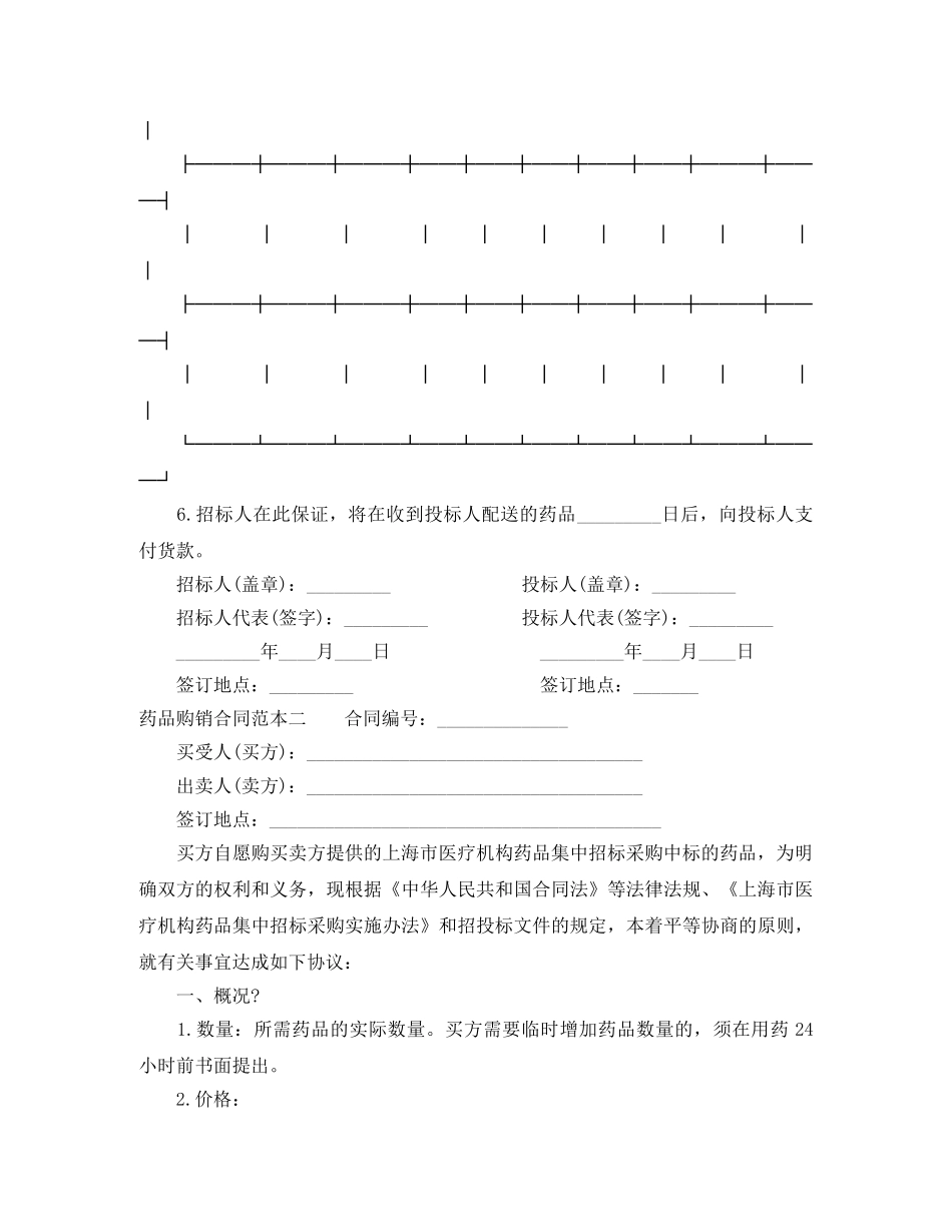 药品购销合同范本3篇 _第2页
