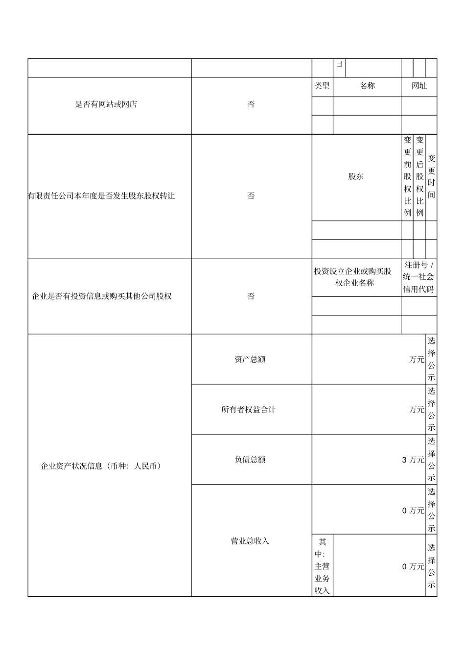 企业年报告书_第3页