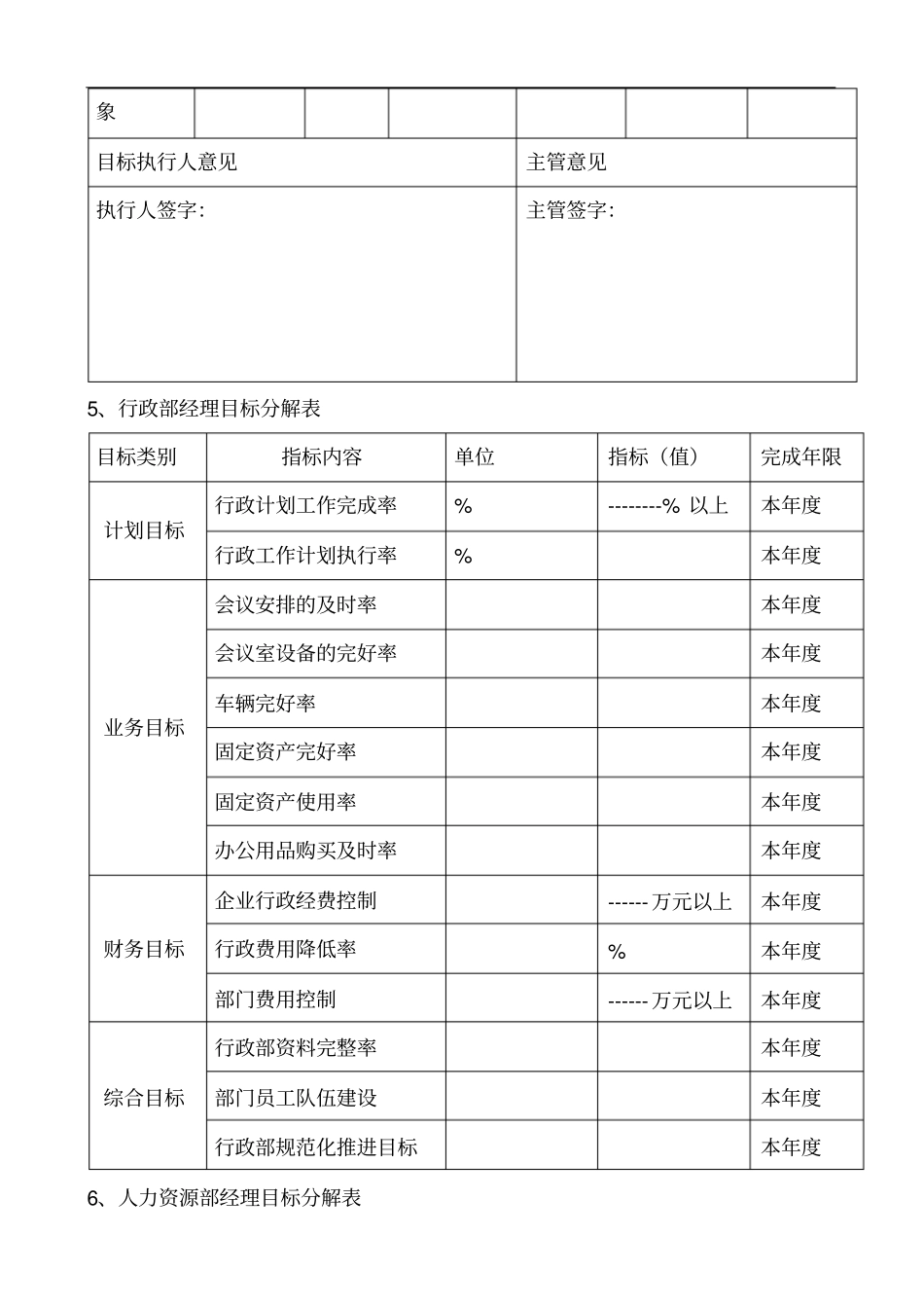 企业年目标分解_第3页