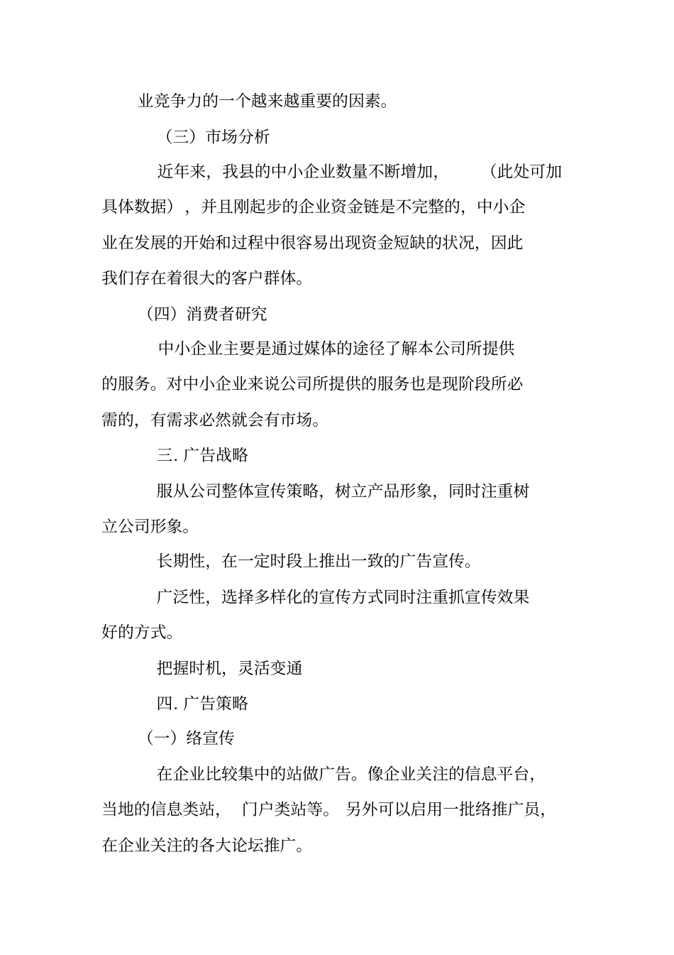 企业广告策划书_第2页