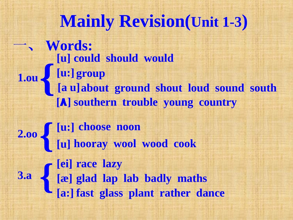 初三英语复习课件_第1页