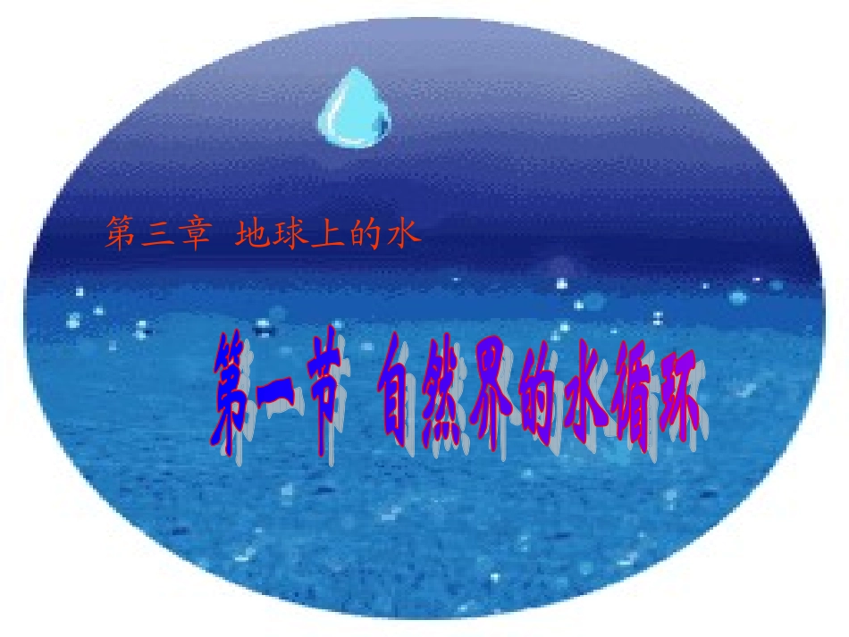 自然界的水循环_PPT课件定_第1页