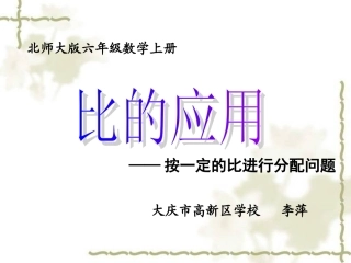 《比的应用》PPT课件